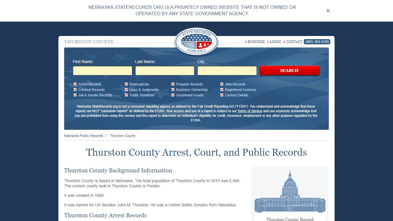 Thurston County Arrest, Court, and Public Records